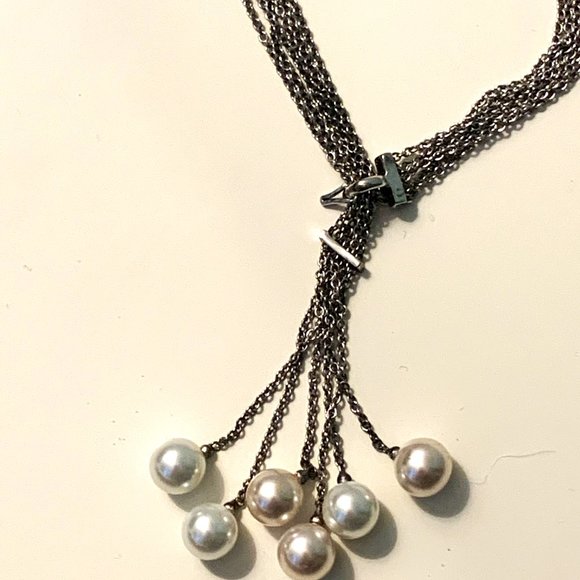 Vintage Fashion Statement Pearl Necklace - Picture 10 of 16